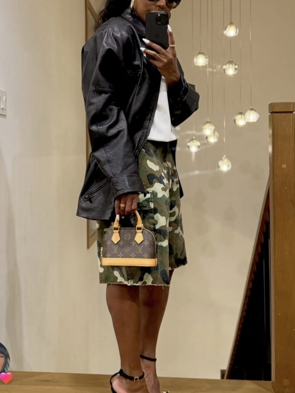 J Crew Camo Bermuda Shorts with Monogram Accent